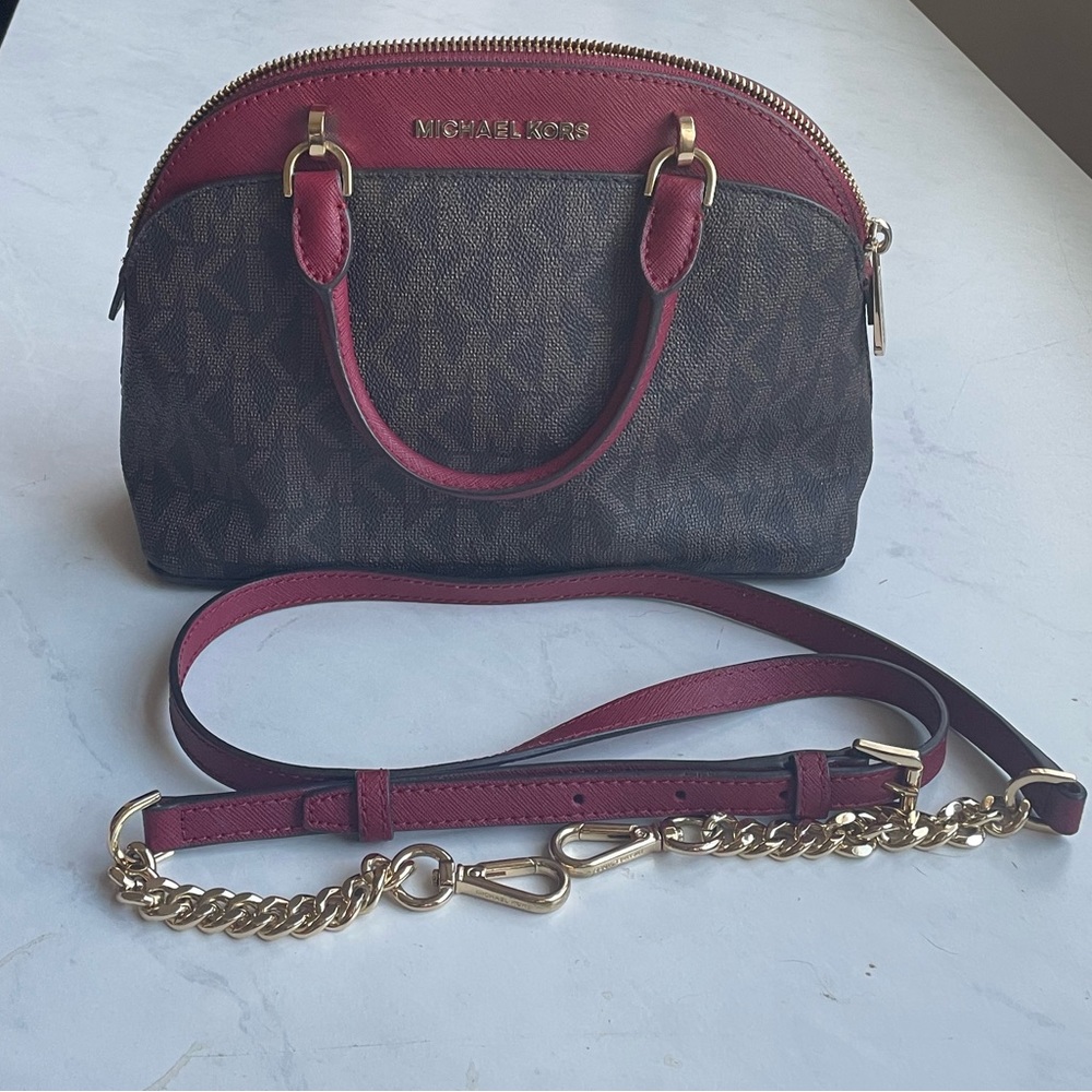 Michael Kors Purse/ Satchel with Crossbody Strap